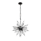 Varaluz 311P08CB Carbon Orbital 8-lt Small Pendant - Carbon Image 4