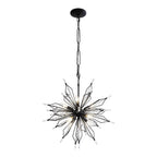 Varaluz 311P08CB Carbon Orbital 8-lt Small Pendant - Carbon Image 3