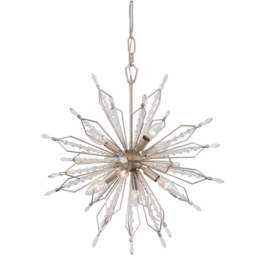 Varaluz 311P08GD Gold Dust Orbital 8-lt Small Pendant - Gold Dust Image 1