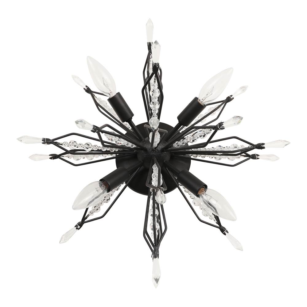 Varaluz Orbital 4-lt Wall/ceiling Light - Carbon