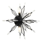 Varaluz 311S04CB Carbon Orbital 4-lt Wall/ceiling Light - Carbon Image 9