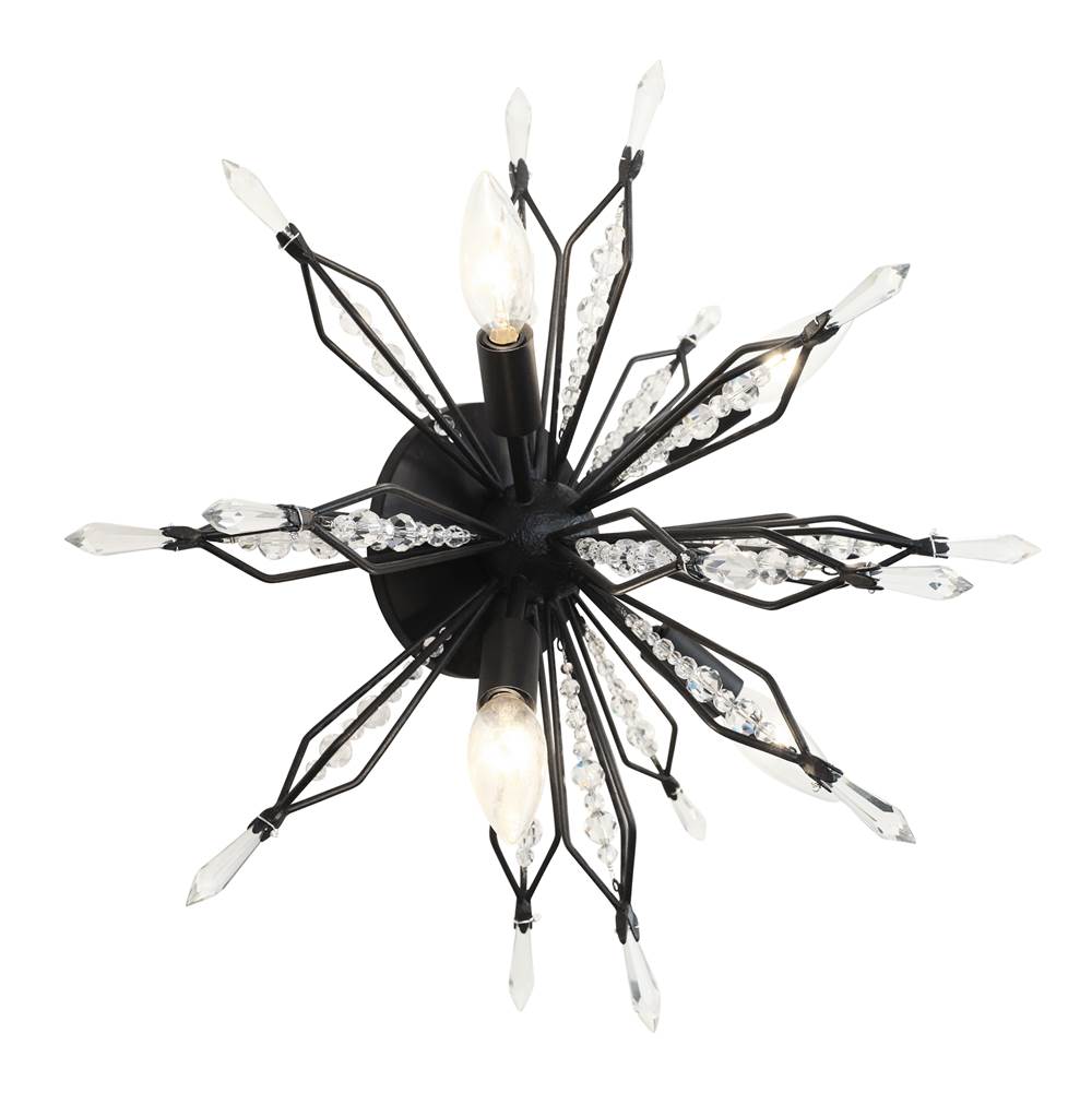 Varaluz 311S04CB Carbon Orbital 4-lt Wall/ceiling Light - Carbon Image 9