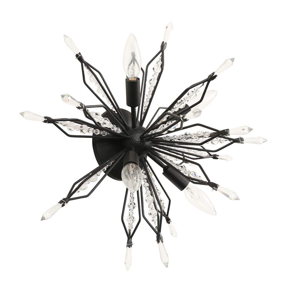 Varaluz 311S04CB Carbon Orbital 4-lt Wall/ceiling Light - Carbon Image 7