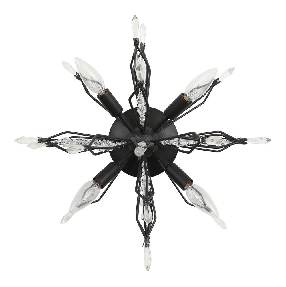 Varaluz 311S04CB Carbon Orbital 4-lt Wall/ceiling Light - Carbon Image 4