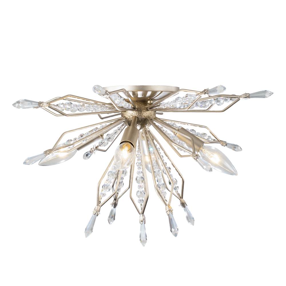 Varaluz 311S04GD Gold Dust Orbital 4-lt Wall/ceiling Light - Gold Dust Image 7
