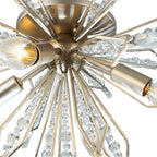Varaluz 311S04GD Gold Dust Orbital 4-lt Wall/ceiling Light - Gold Dust Image 4