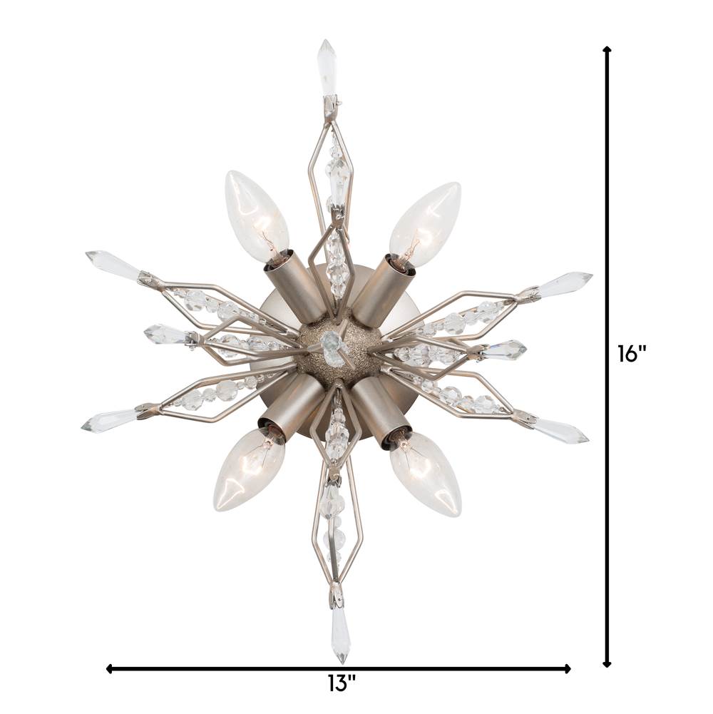 Varaluz 311W04GD Gold Dust Orbital 4-lt Sconce - Gold Dust Image 3