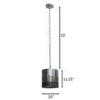 Varaluz 323M01OG Ombre Galvanized Cannery 1-lt Mini Pendant - Ombre Galvanized Image 3