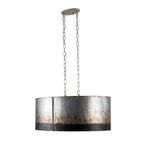 Varaluz Cannery 6-lt Oval/linear Pendant - Ombre Galvanized