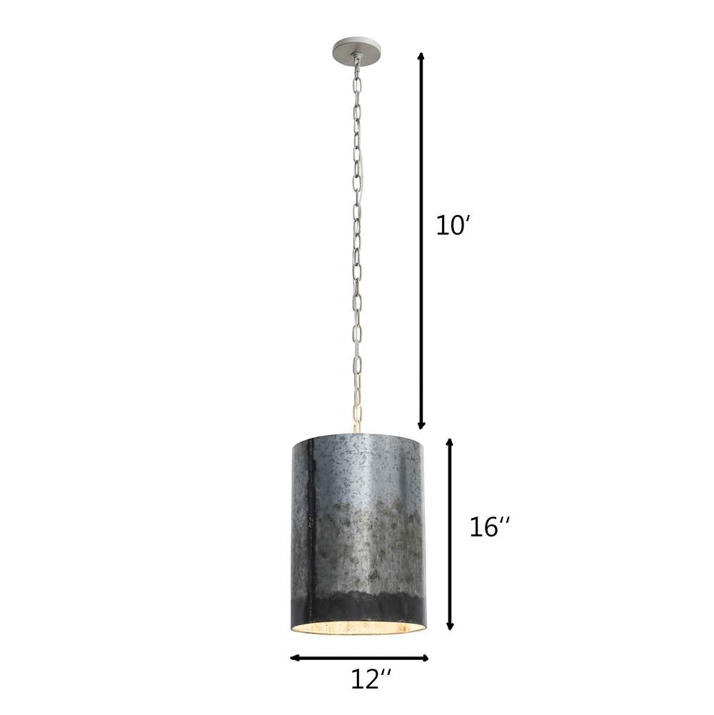 Varaluz 323P02OG Ombre Galvanized Cannery 2-lt Pendant - Ombre Galvanized Image 3