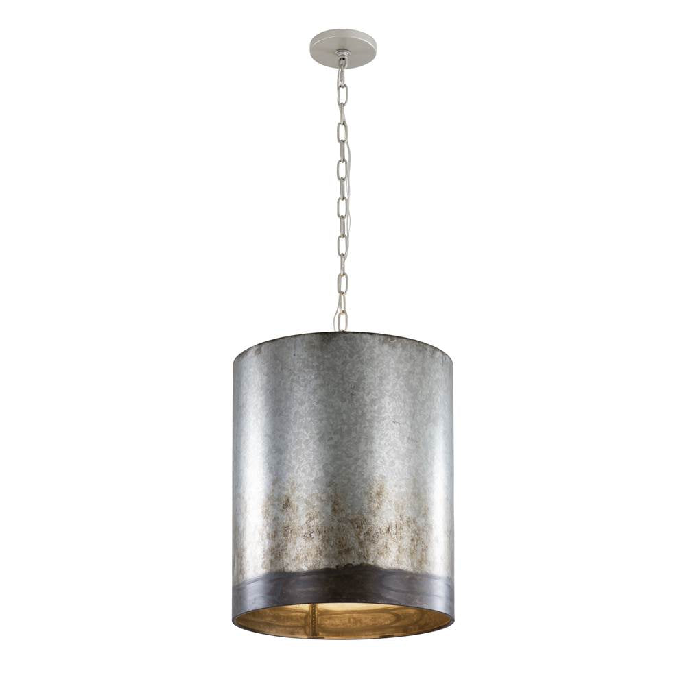 Varaluz Cannery 3-lt Pendant - Ombre Galvanized