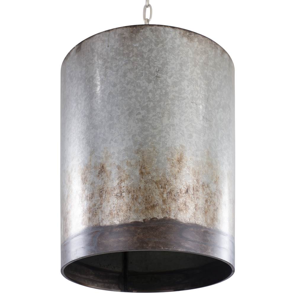 Varaluz 323P03OG Ombre Galvanized Cannery 3-lt Pendant - Ombre Galvanized Image 5