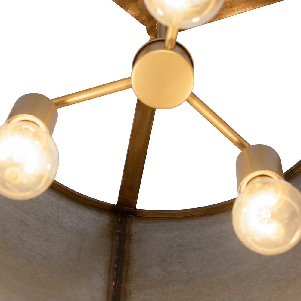 Varaluz 323P03OG Ombre Galvanized Cannery 3-lt Pendant - Ombre Galvanized Image 3