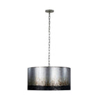 Varaluz 323P04OG Ombre Galvanized Cannery 4-lt Drum Pendant - Ombre Galvanized Image 2
