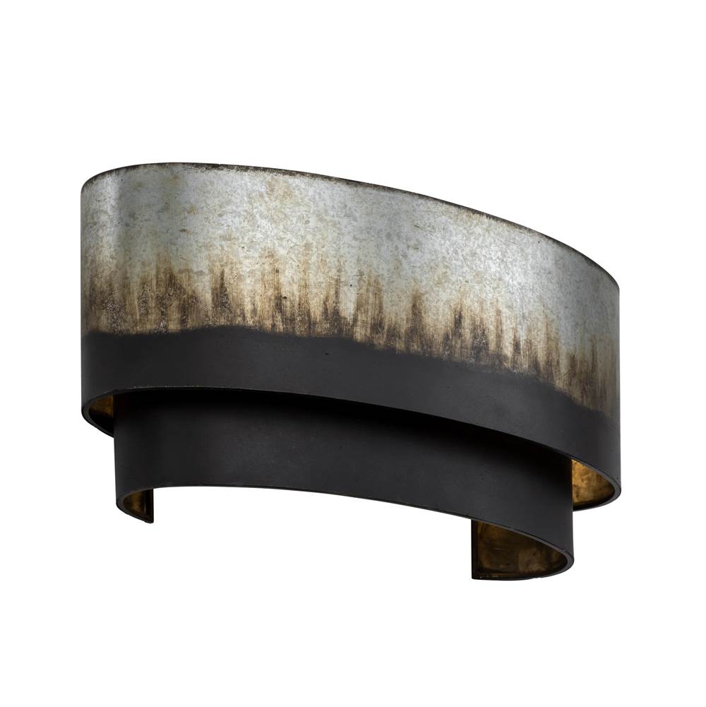 Varaluz 323W02OG Ombre Galvanized Cannery 2-lt Sconce - Ombre Galvanized Image 1