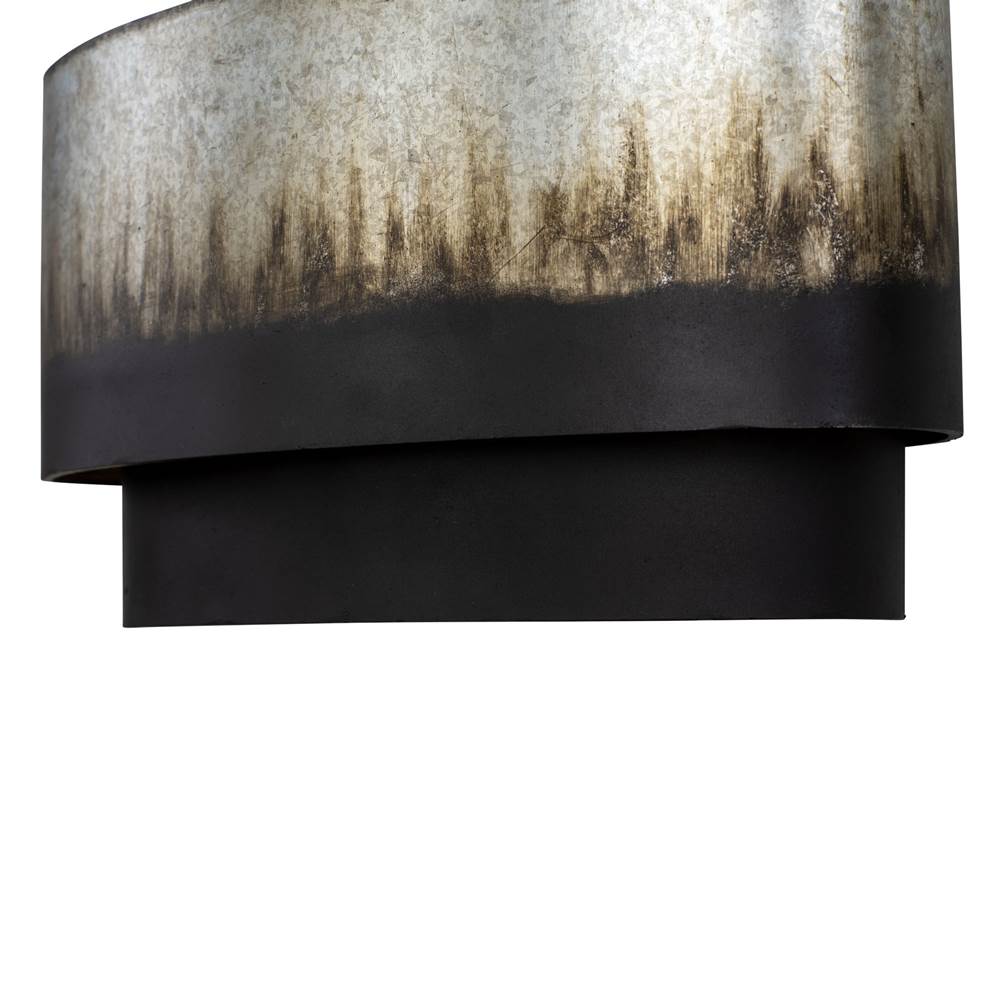 Varaluz 323W02OG Ombre Galvanized Cannery 2-lt Sconce - Ombre Galvanized Image 2