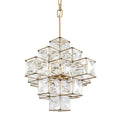 Varaluz 329P06CG Calypso Gold Cubic 6-lt Pendant - Calypso Gold Image 1