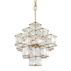 Varaluz 329P06CG Calypso Gold Cubic 6-lt Pendant - Calypso Gold Image 1