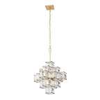 Varaluz 329P06CG Calypso Gold Cubic 6-lt Pendant - Calypso Gold Image 9
