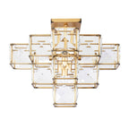 Varaluz 329S05CG Calypso Gold Cubic 5-lt Ceiling Fixture - Calypso Gold Image 5