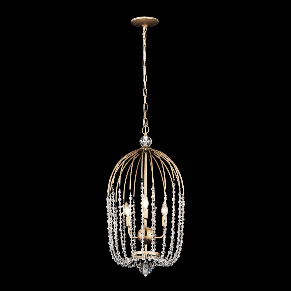 Varaluz Voliere 3-lt Crystal Tall Pendant - Havana Gold