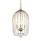 Varaluz 343F03HG Havana Gold Voliere 3-lt Crystal Tall Pendant - Havana Gold Image 2