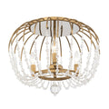 Varaluz 343S03HG Havana Gold Voliere 3-lt Semi-flush - Havana Gold Image 1
