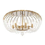 Varaluz 343S06HG Havana Gold Voliere 6-lt Semi-flush - Havana Gold Image 1