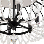 Varaluz 343S06MB Matte Black Voliere 6-lt Semi-flush - Matte Black Image 3