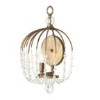 Varaluz 343W01HG Havana Gold Voliere 1-lt Crystal Wall Sconce - Havana Gold Image 2