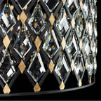 Varaluz 345P06CBHG Carbon, Havana Gold Windsor 6-lt Crystal Pendant - Carbon/havana Gold Image 2
