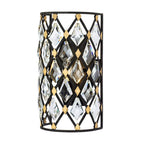 Varaluz 345W01CBHG Carbon,Havana Gold Windsor 1-lt Crystal Sconce - Carbon/havana Gold Image 7