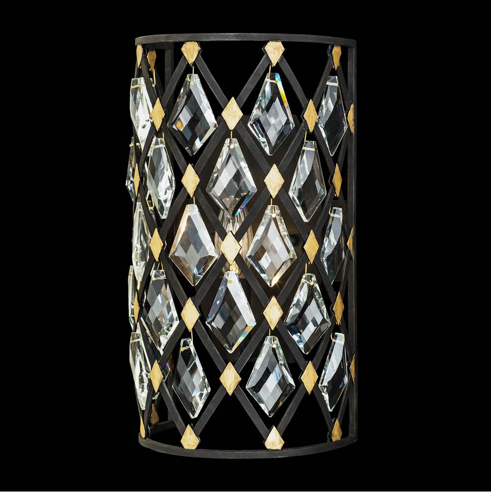 Varaluz 345W01CBHG Carbon,Havana Gold Windsor 1-lt Crystal Sconce - Carbon/havana Gold Image 6