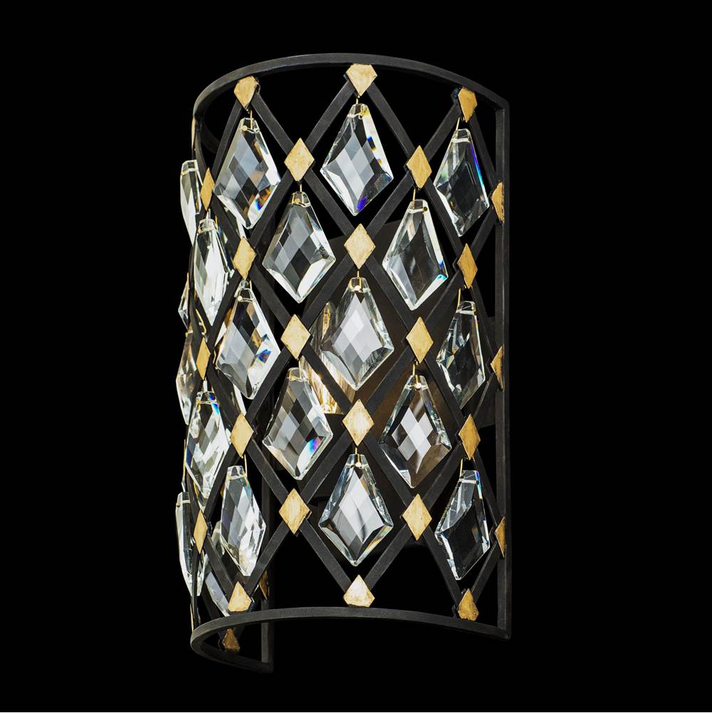 Varaluz 345W01CBHG Carbon,Havana Gold Windsor 1-lt Crystal Sconce - Carbon/havana Gold Image 4