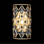 Varaluz 345W01FGMB French Gold,Matte Black Windsor 1-lt Crystal Sconce - French Gold/matte Black Image 6