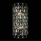 Varaluz 345W02CBHG Carbon, Havana Gold Windsor 2-lt Crystal Sconce/bath - Carbon/havana Gold Image 1