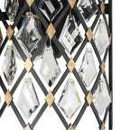 Varaluz 345W02CBHG Carbon, Havana Gold Windsor 2-lt Crystal Sconce/bath - Carbon/havana Gold Image 3
