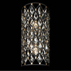 Varaluz 345W02CBHG Carbon, Havana Gold Windsor 2-lt Crystal Sconce/bath - Carbon/havana Gold Image 2