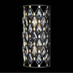 Varaluz Windsor 2-lt Crystal Sconce - Carbon/havana Gold