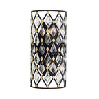 Varaluz 345W02SCBHG Carbon,Havana Gold Windsor 2-lt Crystal Sconce - Carbon/havana Gold Image 9
