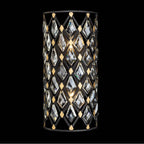 Varaluz 345W02SCBHG Carbon,Havana Gold Windsor 2-lt Crystal Sconce - Carbon/havana Gold Image 8