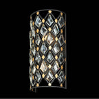 Varaluz 345W02SCBHG Carbon,Havana Gold Windsor 2-lt Crystal Sconce - Carbon/havana Gold Image 6