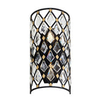 Varaluz 345W02SCBHG Carbon,Havana Gold Windsor 2-lt Crystal Sconce - Carbon/havana Gold Image 5