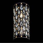 Varaluz 345W02SCBHG Carbon,Havana Gold Windsor 2-lt Crystal Sconce - Carbon/havana Gold Image 4