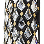 Varaluz 345W02SCBHG Carbon,Havana Gold Windsor 2-lt Crystal Sconce - Carbon/havana Gold Image 3