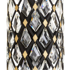 Varaluz 345W02SCBHG Carbon,Havana Gold Windsor 2-lt Crystal Sconce - Carbon/havana Gold Image 2
