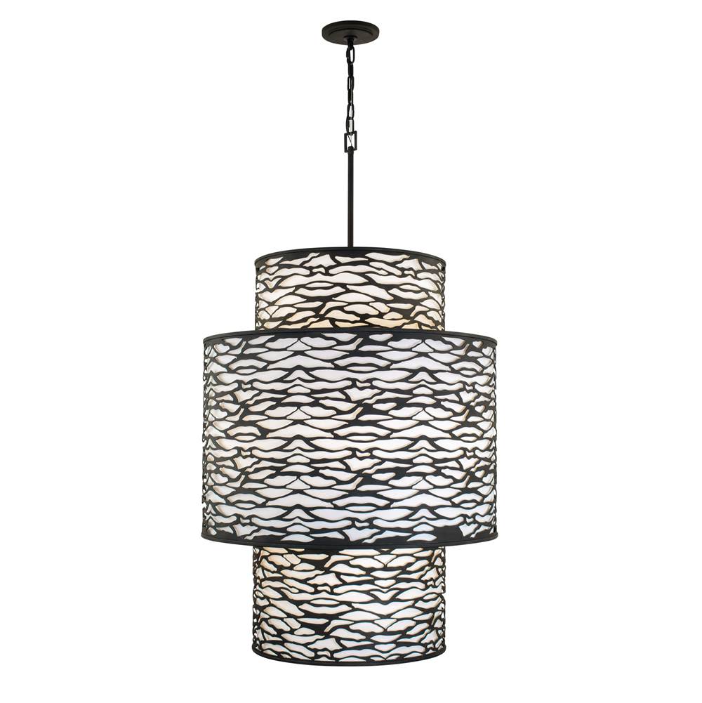 Varaluz 348F16CB Carbon Kato 16-lt 3-tier  Foyer - Carbon Image 1