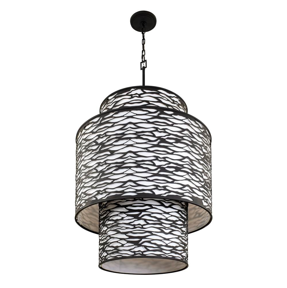 Varaluz 348F16CB Carbon Kato 16-lt 3-tier  Foyer - Carbon Image 2