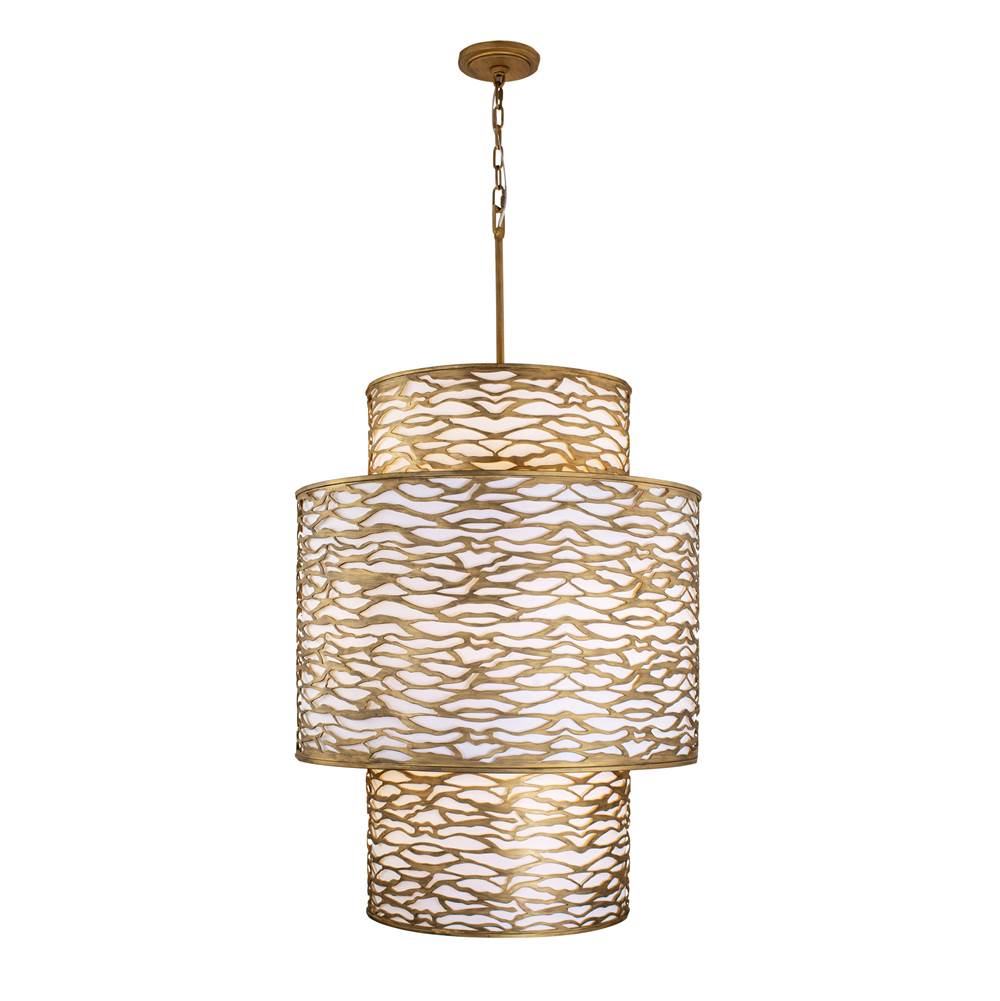 Varaluz 348F16HG Havana Gold Kato 16-lt 3-tier  Foyer - Havana Gold Image 1