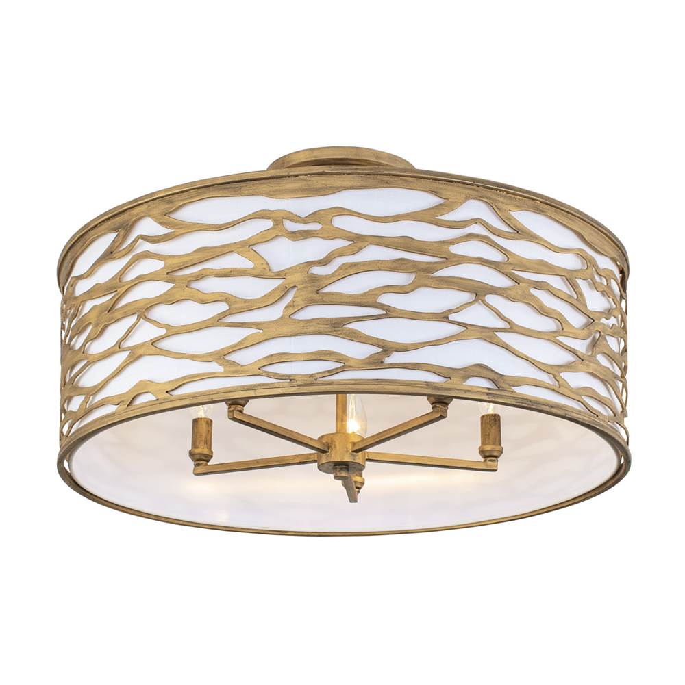 Varaluz 348S05HG Havana Gold Kato 5-lt Convertible Semi-flush/pendant - Havana Gold Image 1